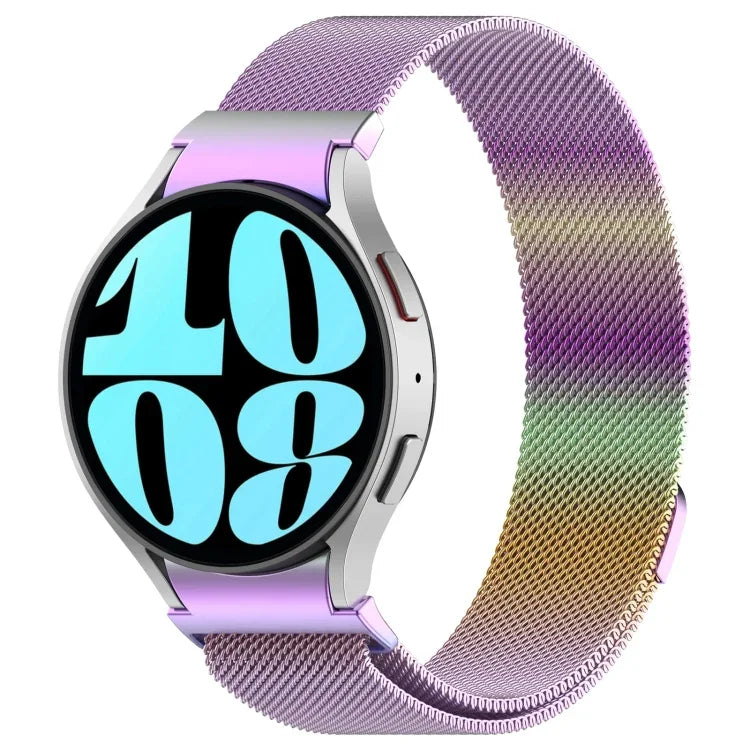 Bracelete de Relógio em Aço Inoxidável Magnético de Liberação Rápida Milan, Para Samsung Galaxy Watch FE 40mm, Para Samsung Galaxy Watch 7 40 / 44mm