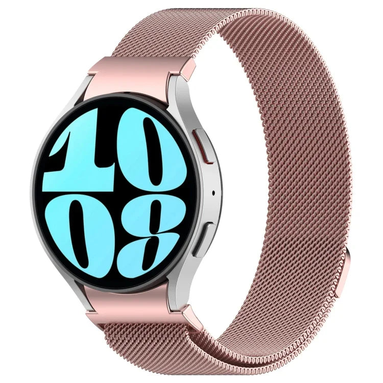 Bracelete de Relógio em Aço Inoxidável Magnético de Liberação Rápida Milan, Para Samsung Galaxy Watch FE 40mm, Para Samsung Galaxy Watch 7 40 / 44mm