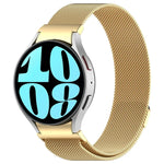 Bracelete de Relógio em Aço Inoxidável Magnético de Liberação Rápida Milan, Para Samsung Galaxy Watch FE 40mm, Para Samsung Galaxy Watch 7 40 / 44mm