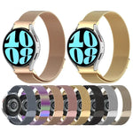 Bracelete de Relógio em Aço Inoxidável Magnético de Liberação Rápida Milan, Para Samsung Galaxy Watch FE 40mm, Para Samsung Galaxy Watch 7 40 / 44mm