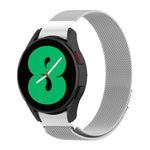 Correia de Relógio Milan Magnética de Aço Inoxidável, Para Samsung Galaxy Watch Ultra 47mm / Ultra 2025, Para Samsung Galaxy Watch FE 40mm, Para Samsung Galaxy Watch 7 40 / 44mm