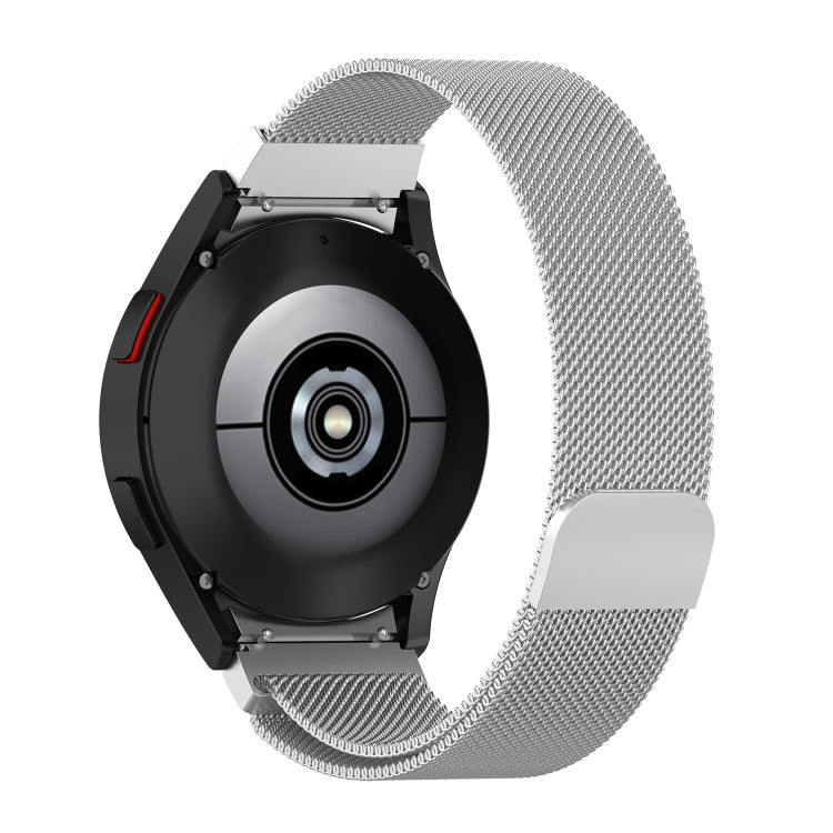 Correia de Relógio Milan Magnética de Aço Inoxidável, Para Samsung Galaxy Watch Ultra 47mm / Ultra 2025, Para Samsung Galaxy Watch FE 40mm, Para Samsung Galaxy Watch 7 40 / 44mm