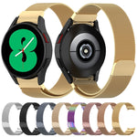 Correia de Relógio Milan Magnética de Aço Inoxidável, Para Samsung Galaxy Watch Ultra 47mm / Ultra 2025, Para Samsung Galaxy Watch FE 40mm, Para Samsung Galaxy Watch 7 40 / 44mm