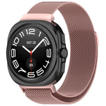 Bracelete de Relógio Metálico em Aço Magnético Milan Para Samsung Galaxy Watch Ultra 47mm