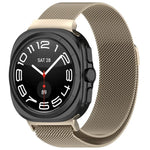 Bracelete de Relógio Metálico em Aço Magnético Milan Para Samsung Galaxy Watch Ultra 47mm