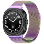 Bracelete de Relógio Metálico em Aço Magnético Milan Para Samsung Galaxy Watch Ultra 47mm
