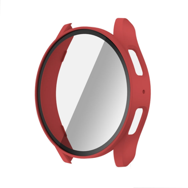 Capa protetora integrada para relógio em PC + película temperada, para Samsung Galaxy Watch 7 44mm, para Samsung Galaxy Watch 7 40mm