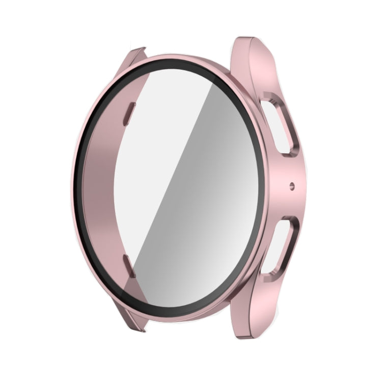 Capa protetora integrada para relógio em PC + película temperada, para Samsung Galaxy Watch 7 44mm, para Samsung Galaxy Watch 7 40mm