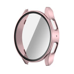 Capa protetora integrada para relógio em PC + película temperada, para Samsung Galaxy Watch 7 44mm, para Samsung Galaxy Watch 7 40mm