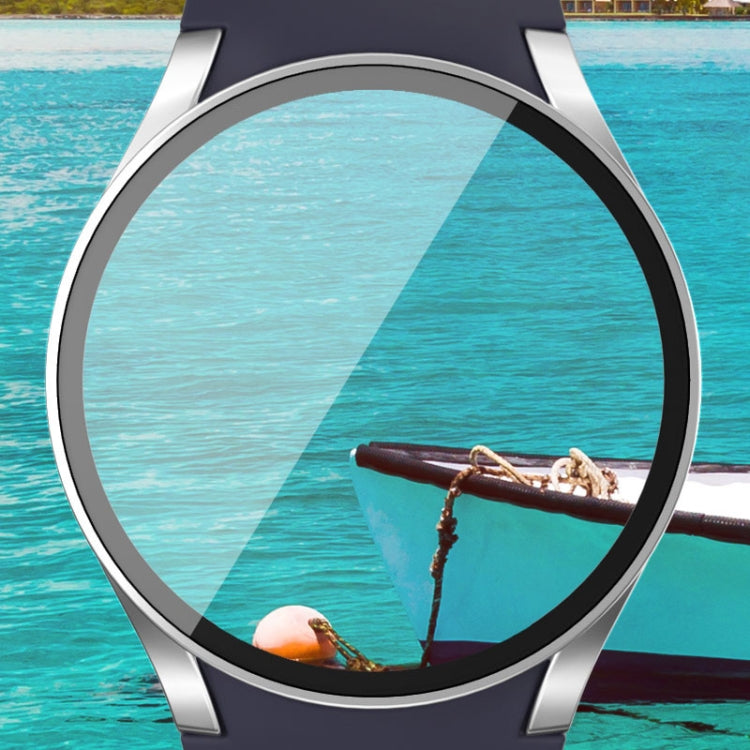 Capa protetora integrada para relógio em PC + película temperada, para Samsung Galaxy Watch 7 44mm, para Samsung Galaxy Watch 7 40mm