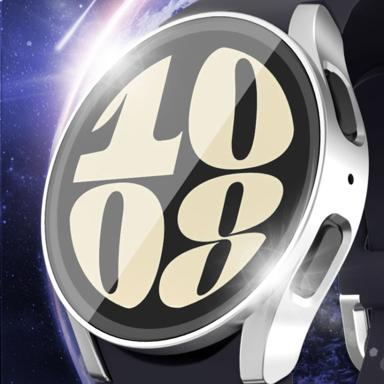 Capa protetora integrada para relógio em PC + película temperada, para Samsung Galaxy Watch 7 44mm, para Samsung Galaxy Watch 7 40mm