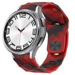 Football Texture Reverse Buckle Silicone Watch Band, For Samsung Galaxy Watch FE 40mm, For Samsung Galaxy Watch 7 44mm, For Samsung Galaxy Watch 7 40mm, For Samsung Galaxy Watch 6 Classic 47mm