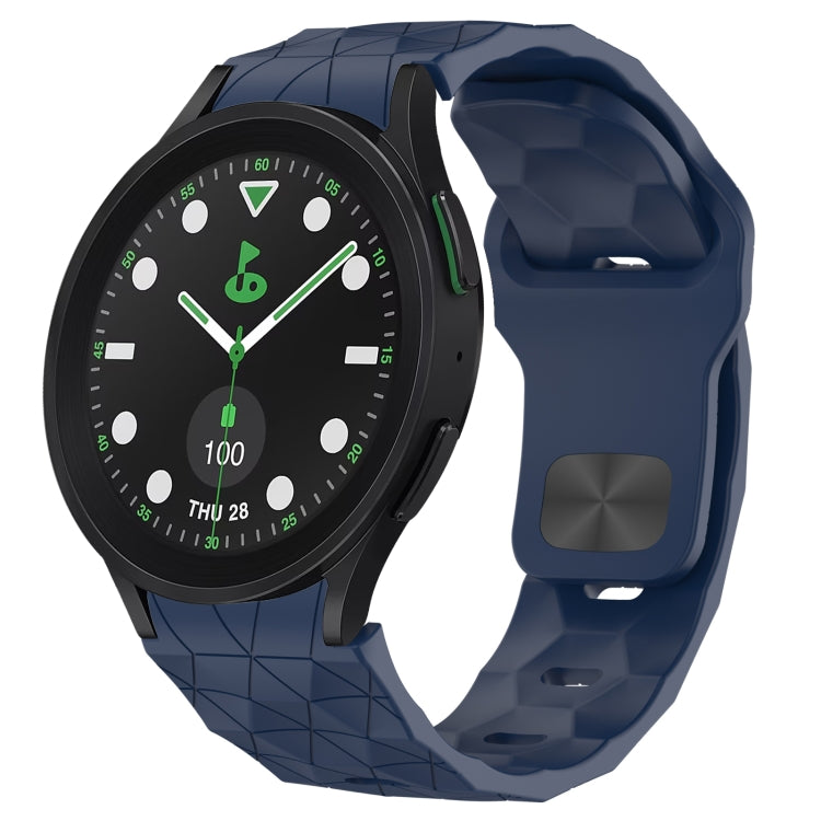 Football Texture Reverse Buckle Silicone Watch Band, For Samsung Galaxy Watch 6 44mm, For Samsung Galaxy Watch 6 40mm, For Samsung Galaxy Watch 6 Classic 43mm, For Samsung Galaxy watch 5 Pro Golf Edition