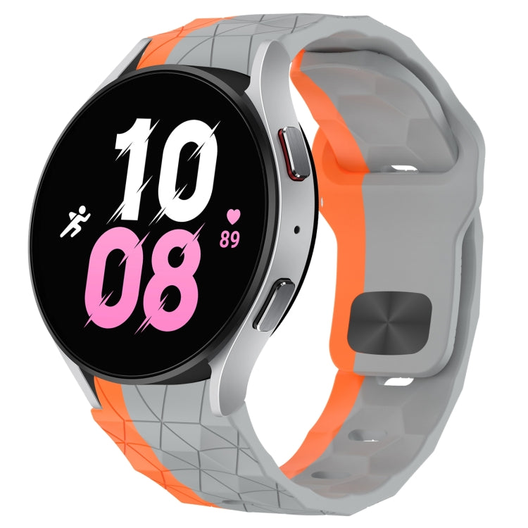 Football Texture Reverse Buckle Silicone Watch Band, For Samsung Galaxy watch 5 Golf Edition, For Samsung Galaxy Watch 5  44mm, For Samsung Galaxy Watch 5 Pro  45mm, For Samsung Galaxy Watch 5  40mm