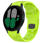 Pulseira de Relógio em Silicone com Textura de Futebol e Fivela Invertida, Para Samsung Galaxy Watch 4 44mm, Para Samsung Galaxy Watch 4 40mm, Para Samsung Galaxy Watch 4 Classic 46mm, Para Samsung Galaxy Watch 4 Classic 42mm