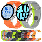 Pulseira de Relógio em Silicone com Textura de Futebol e Fivela Invertida, Para Samsung Galaxy Watch 4 44mm, Para Samsung Galaxy Watch 4 40mm, Para Samsung Galaxy Watch 4 Classic 46mm, Para Samsung Galaxy Watch 4 Classic 42mm