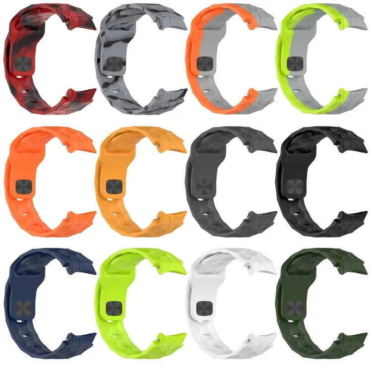 Pulseira de Relógio em Silicone com Textura de Futebol e Fivela Invertida, Para Samsung Galaxy Watch 4 44mm, Para Samsung Galaxy Watch 4 40mm, Para Samsung Galaxy Watch 4 Classic 46mm, Para Samsung Galaxy Watch 4 Classic 42mm