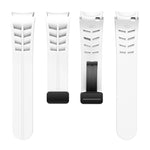 Correia de relógio em silicone com fivela preta magnética dobrável Richard, para Samsung Galaxy Watch 5 40 / 44mm, para Samsung Galaxy Watch 5 Pro 45mm, para Samsung Galaxy Watch 4 40 / 44mm