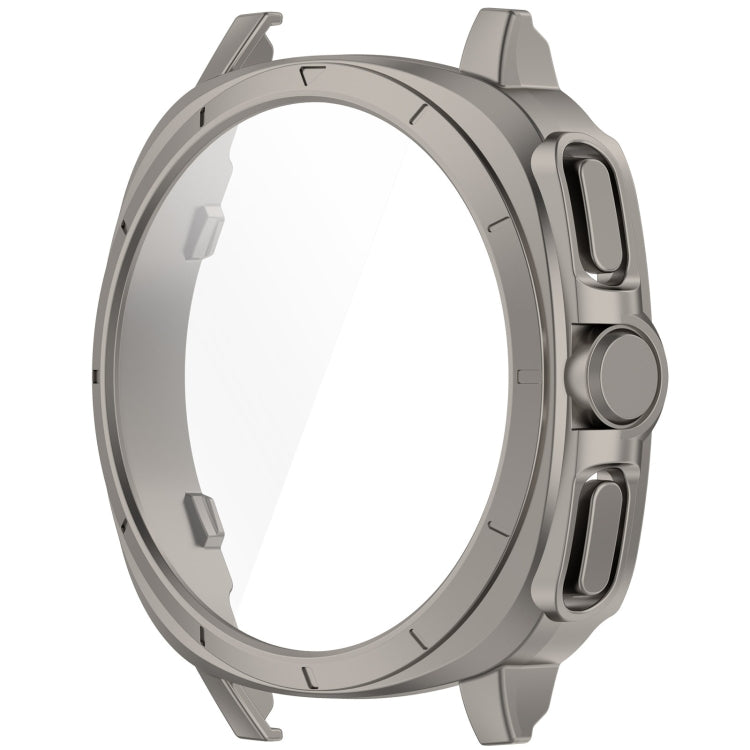 Capa protetora integrada para relógio em PC + película temperada, para Samsung Galaxy Watch 7 40mm