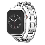 Pulseira de Relógio em Corrente Metálica com Libertação Rápida, Para Apple Watch Series 3 38mm, Para Apple Watch Series 3 42mm