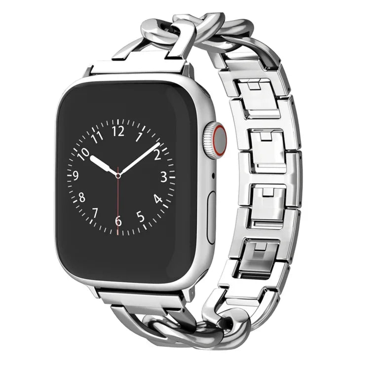 Pulseira de Relógio em Corrente Metálica com Libertação Rápida, Para Apple Watch Series 3 38mm, Para Apple Watch Series 3 42mm