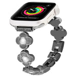 Correia de Relógio de Metal com Libertação Rápida Trevo de Quatro Folhas, Para Apple Watch Série 3 38mm, Para Apple Watch Série 3 42mm
