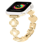 Correia de Relógio de Metal com Libertação Rápida Trevo de Quatro Folhas, Para Apple Watch Série 3 38mm, Para Apple Watch Série 3 42mm