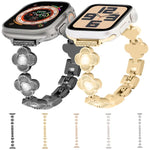 Correia de Relógio de Metal com Libertação Rápida Trevo de Quatro Folhas, Para Apple Watch Série 3 38mm, Para Apple Watch Série 3 42mm