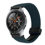 22mm Magnetic Buckle Braided Watch Band, For Samsung Galaxy Gear S3 Classic, For Samsung Galaxy Watch 46mm