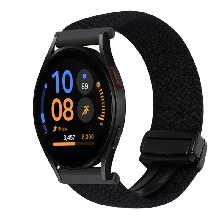 Correia de relógio trançada com fivela magnética de 20mm, para Samsung Galaxy Watch FE 40mm, para Samsung Galaxy Watch 6 Classic