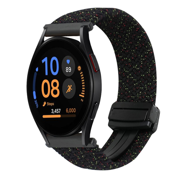 Correia de relógio trançada com fivela magnética de 20mm, para Samsung Galaxy Watch FE 40mm, para Samsung Galaxy Watch 6 Classic