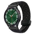 Correia de relógio trançada com fivela magnética de 20mm, para Samsung Galaxy Watch FE 40mm, para Samsung Galaxy Watch 6 Classic