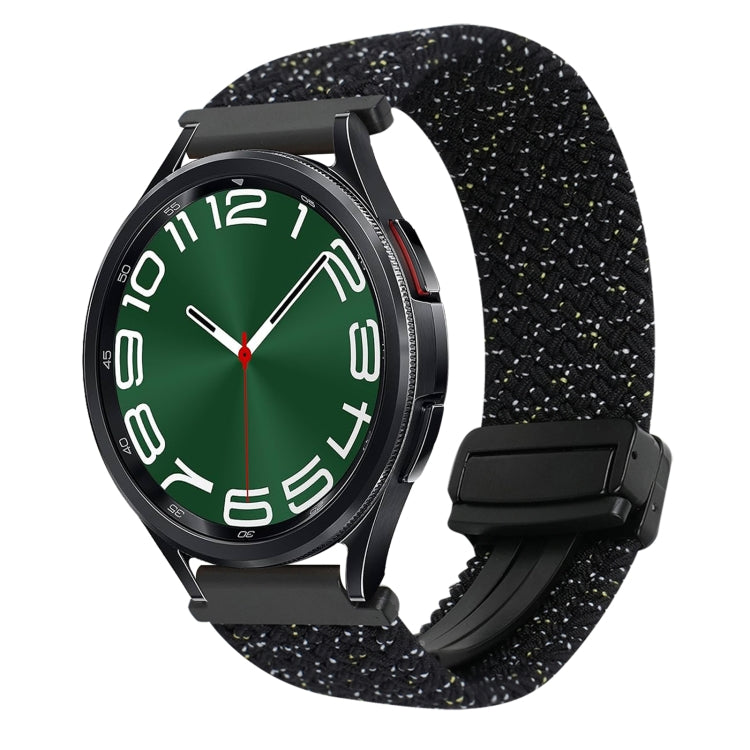 Correia de relógio trançada com fivela magnética de 20mm, para Samsung Galaxy Watch FE 40mm, para Samsung Galaxy Watch 6 Classic