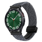 Correia de relógio trançada com fivela magnética de 20mm, para Samsung Galaxy Watch FE 40mm, para Samsung Galaxy Watch 6 Classic
