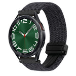 Correia de relógio trançada com fivela magnética de 20mm, para Samsung Galaxy Watch FE 40mm, para Samsung Galaxy Watch 6 Classic