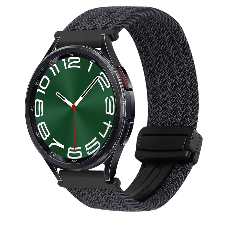 Correia de relógio trançada com fivela magnética de 20mm, para Samsung Galaxy Watch FE 40mm, para Samsung Galaxy Watch 6 Classic