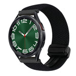 Correia de relógio trançada com fivela magnética de 20mm, para Samsung Galaxy Watch FE 40mm, para Samsung Galaxy Watch 6 Classic