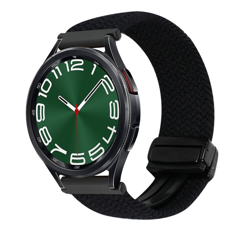 Correia de relógio trançada com fivela magnética de 20mm, para Samsung Galaxy Watch FE 40mm, para Samsung Galaxy Watch 6 Classic