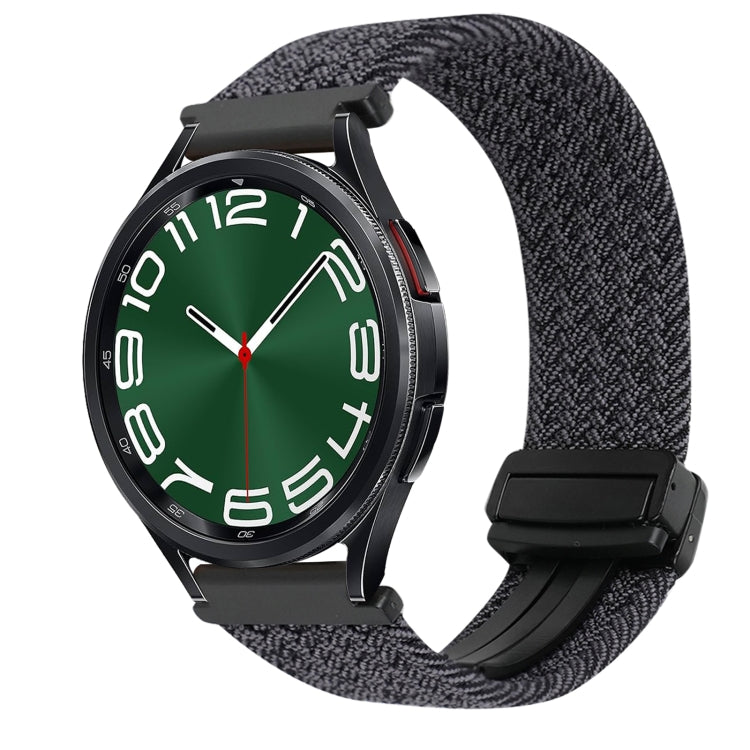 Correia de relógio trançada com fivela magnética de 20mm, para Samsung Galaxy Watch FE 40mm, para Samsung Galaxy Watch 6 Classic