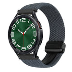 Correia de relógio trançada com fivela magnética de 20mm, para Samsung Galaxy Watch FE 40mm, para Samsung Galaxy Watch 6 Classic