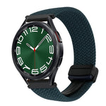 Correia de relógio trançada com fivela magnética de 20mm, para Samsung Galaxy Watch FE 40mm, para Samsung Galaxy Watch 6 Classic