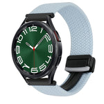 Correia de relógio trançada com fivela magnética de 20mm, para Samsung Galaxy Watch FE 40mm, para Samsung Galaxy Watch 6 Classic