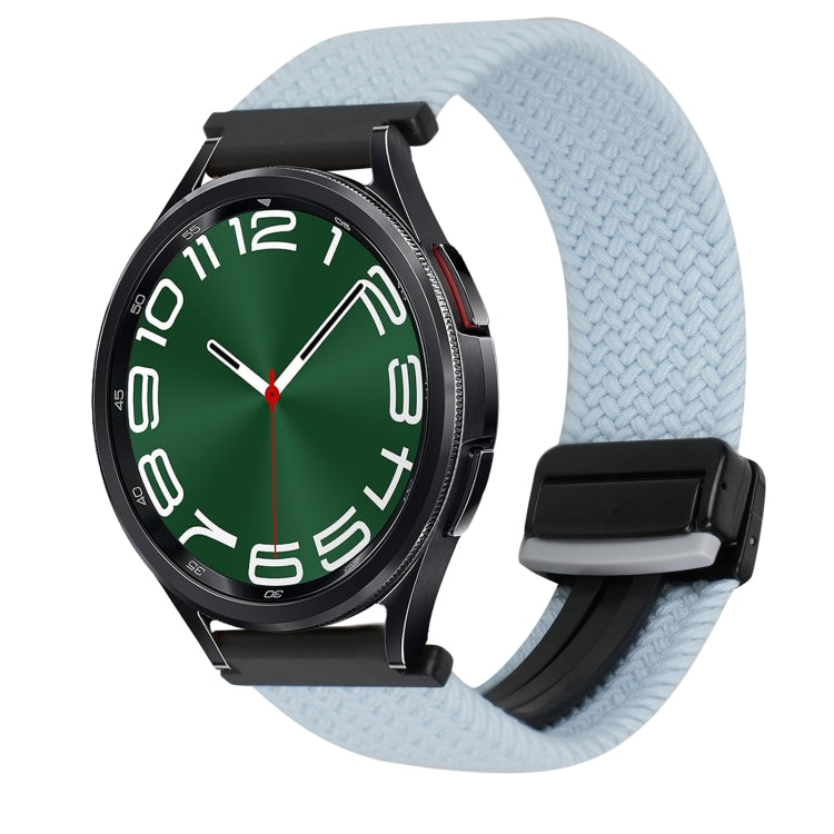 Correia de relógio trançada com fivela magnética de 20mm, para Samsung Galaxy Watch FE 40mm, para Samsung Galaxy Watch 6 Classic