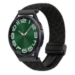 Correia de relógio trançada com fivela magnética de 20mm, para Samsung Galaxy Watch FE 40mm, para Samsung Galaxy Watch 6 Classic
