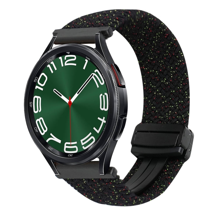 Correia de relógio trançada com fivela magnética de 20mm, para Samsung Galaxy Watch FE 40mm, para Samsung Galaxy Watch 6 Classic