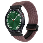 Correia de relógio trançada com fivela magnética de 20mm, para Samsung Galaxy Watch FE 40mm, para Samsung Galaxy Watch 6 Classic