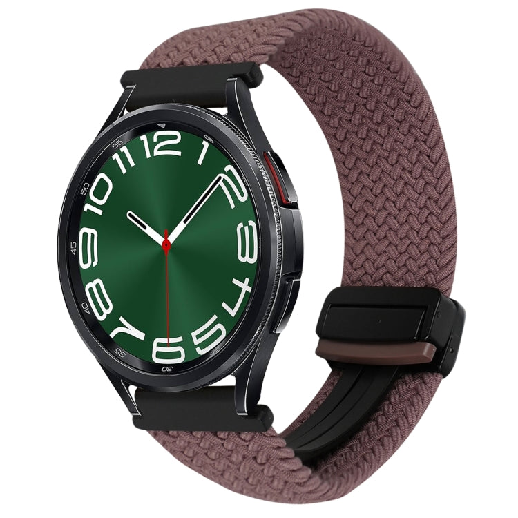 Correia de relógio trançada com fivela magnética de 20mm, para Samsung Galaxy Watch FE 40mm, para Samsung Galaxy Watch 6 Classic
