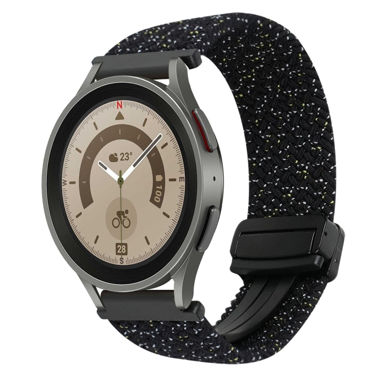 Correia de relógio trançada com fivela magnética de 20mm, para Samsung Galaxy Watch 5 Pro, para Samsung Gear Sport
