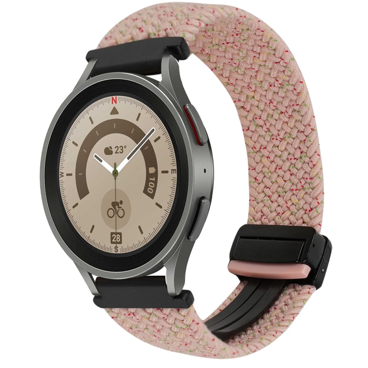Correia de relógio trançada com fivela magnética de 20mm, para Samsung Galaxy Watch 5 Pro, para Samsung Gear Sport