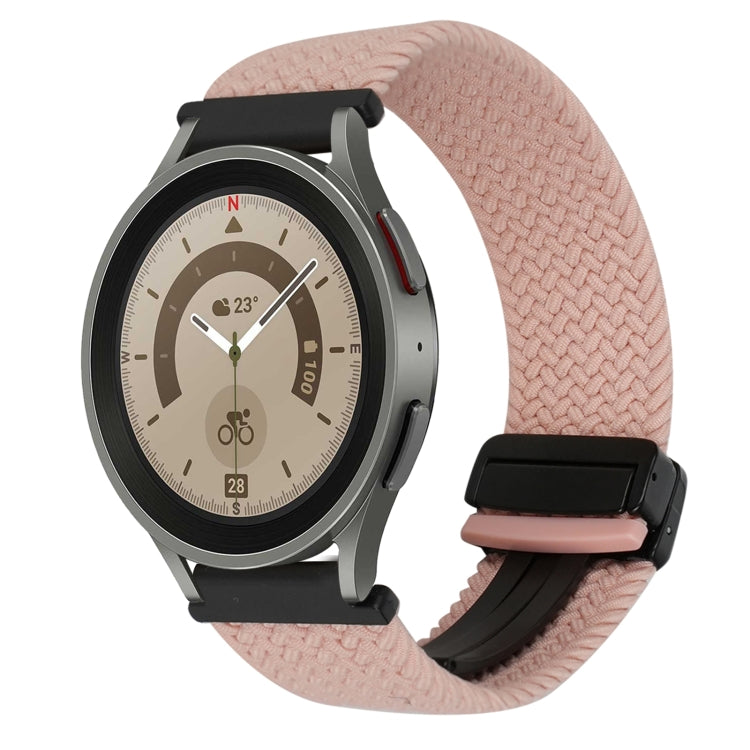 Correia de relógio trançada com fivela magnética de 20mm, para Samsung Galaxy Watch 5 Pro, para Samsung Gear Sport